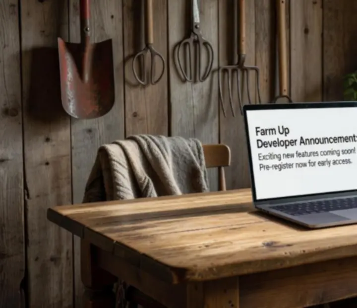 Fejlesztői csapat online meetingben a Farm Up jövőbeli terveiről