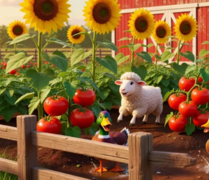 Új termények és állatok a Farm Up játékban: napraforgó, bogyós gyümölcsök és háziállatok