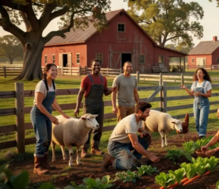 Játékosok egymás farmjait látogatják a Farm Up közösségi funkcióival